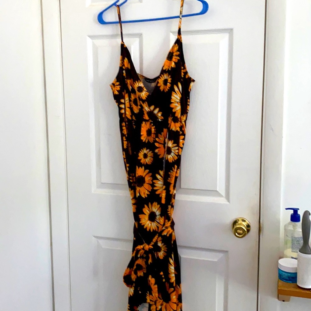 Shein size Large Sunflower Maxi dress